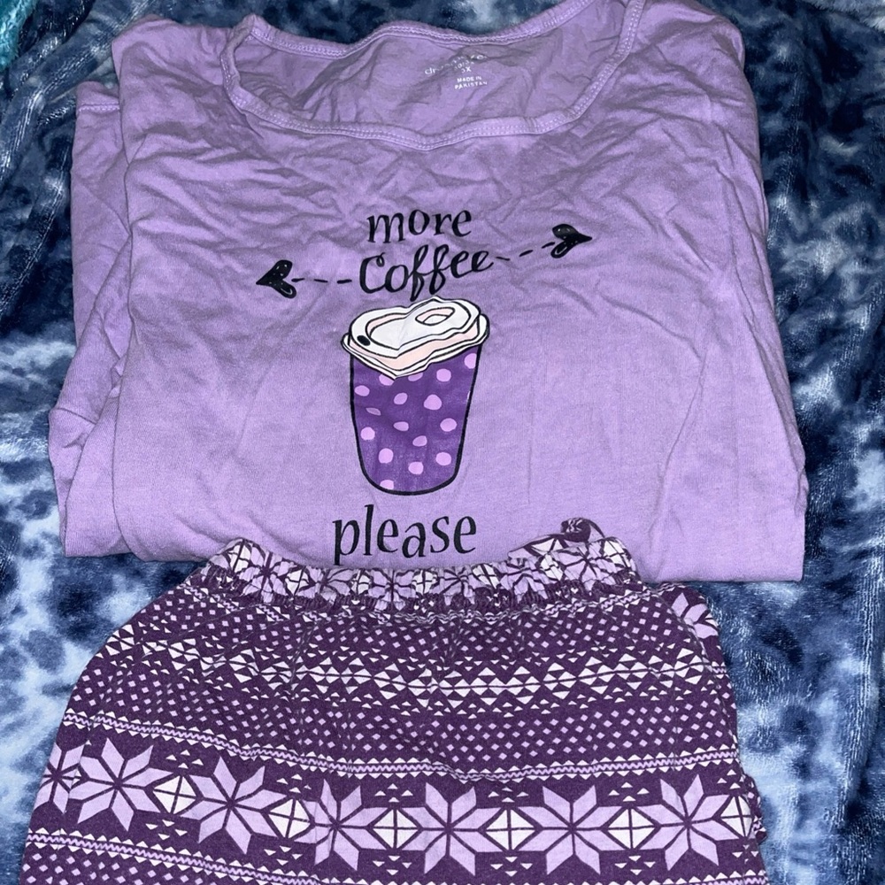 Dreams Co Long sleeve pajama set. Size 3X.